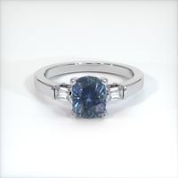 1.18 Ct. Sapphire Ring, Platinum 950 1